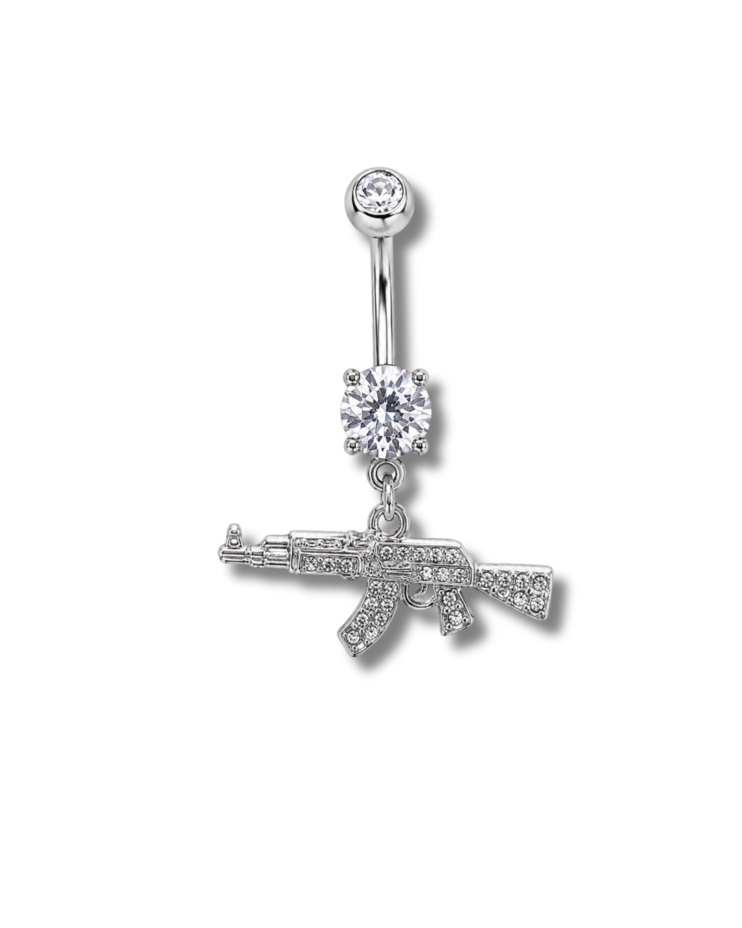 Pistolet de perçage argenté
