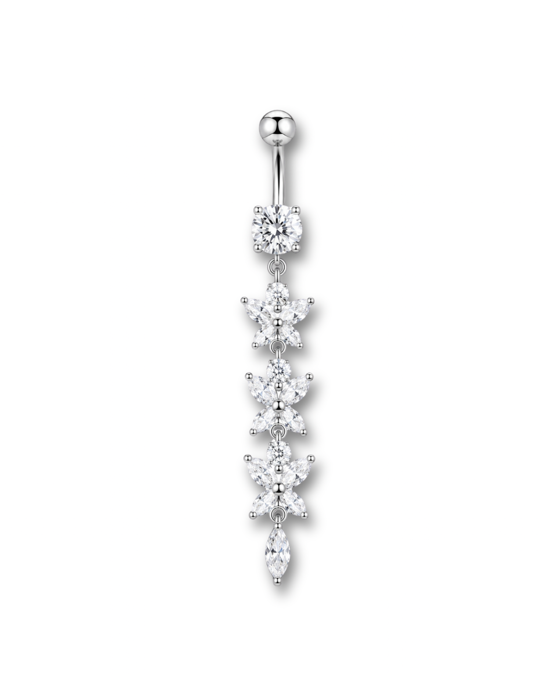 Glam Piercing Silber