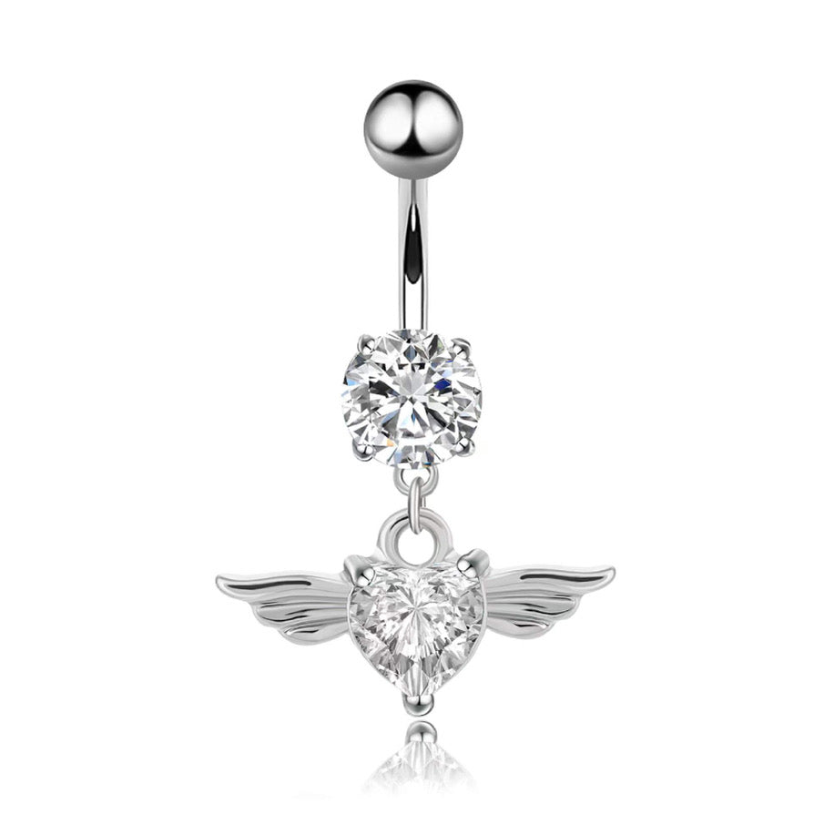 Piercing nombril angélique